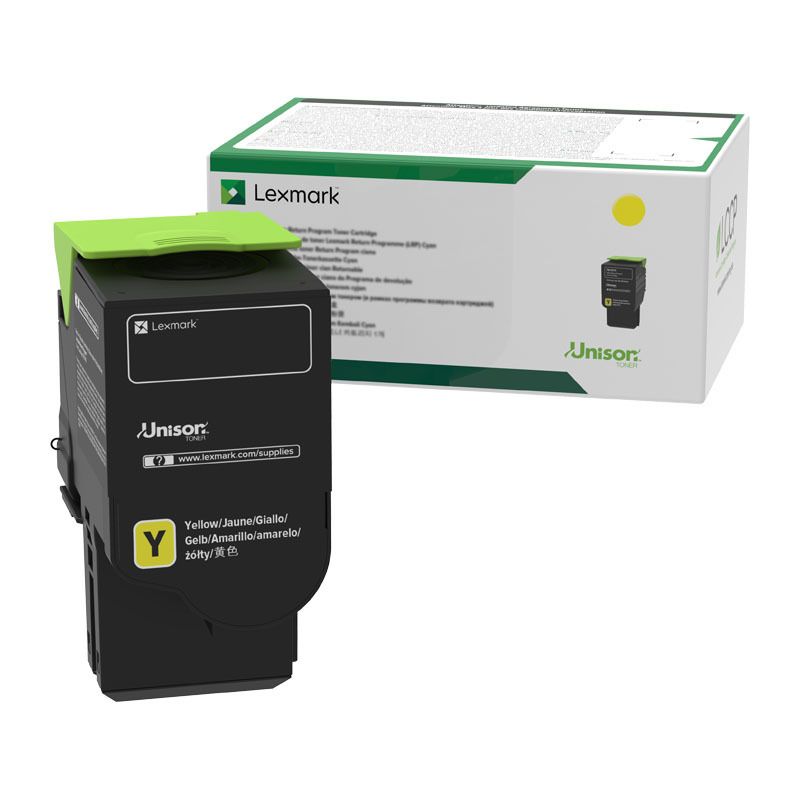 Lexm 78C6UYE Uhy Yellow Toner