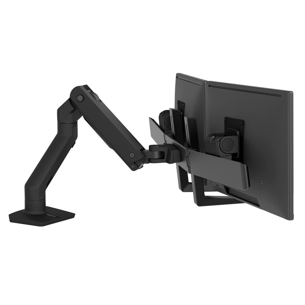 Ergotron HX Desk Dual Monitor Arm Blk