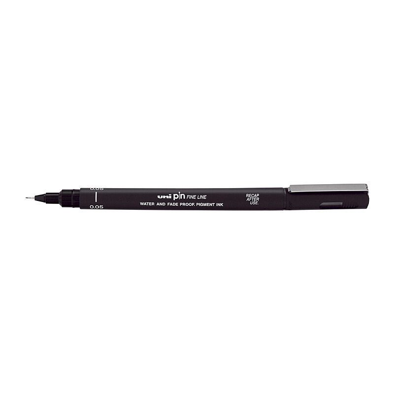 Uni Pin FINELINER0.05 Blk BX12
