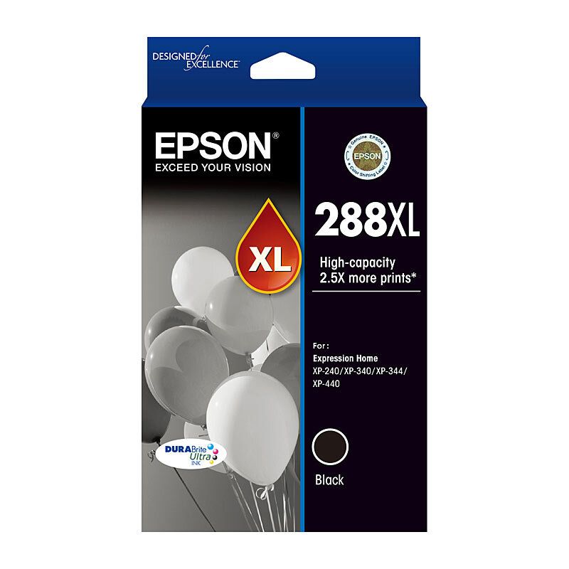 Epson C13T306192 288XL Black Durabrite Ink