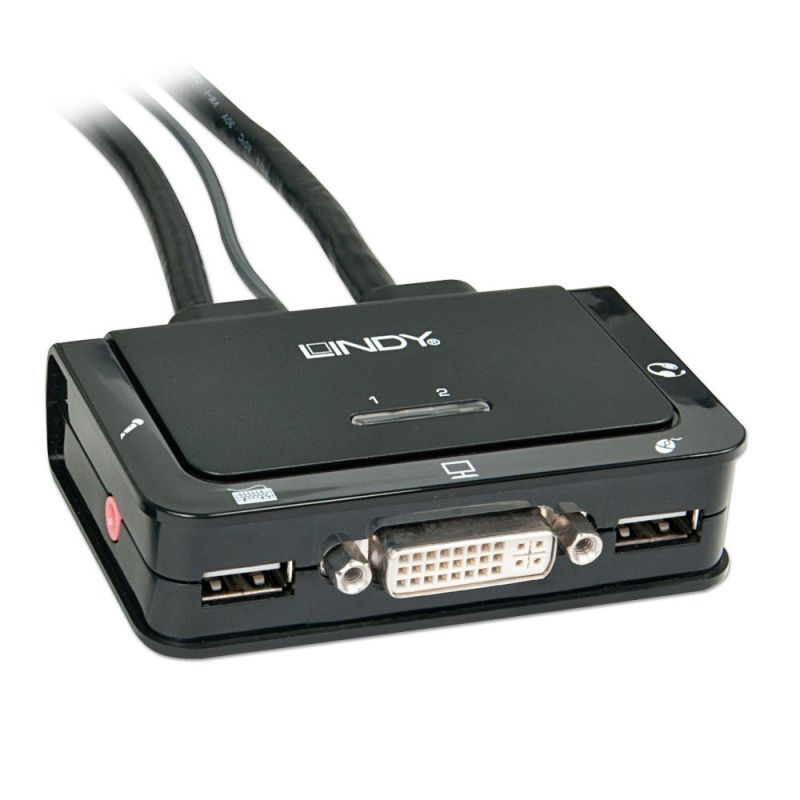 Lindy 2 Port Dvi Kvm Switch