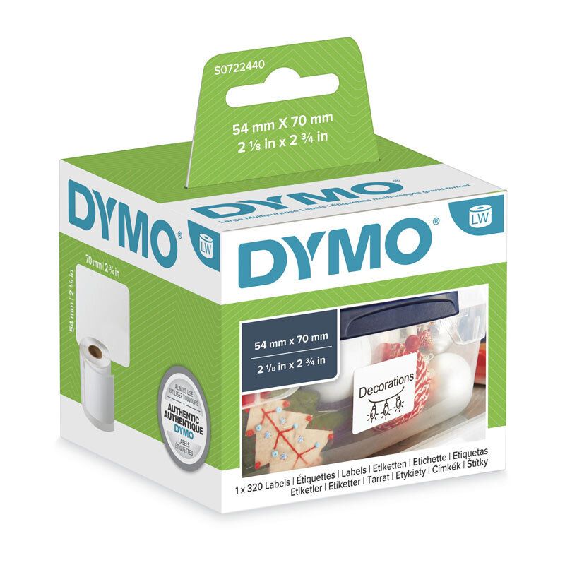 Dymo LW MP Label 54MM X 70MM, image 1 of 2