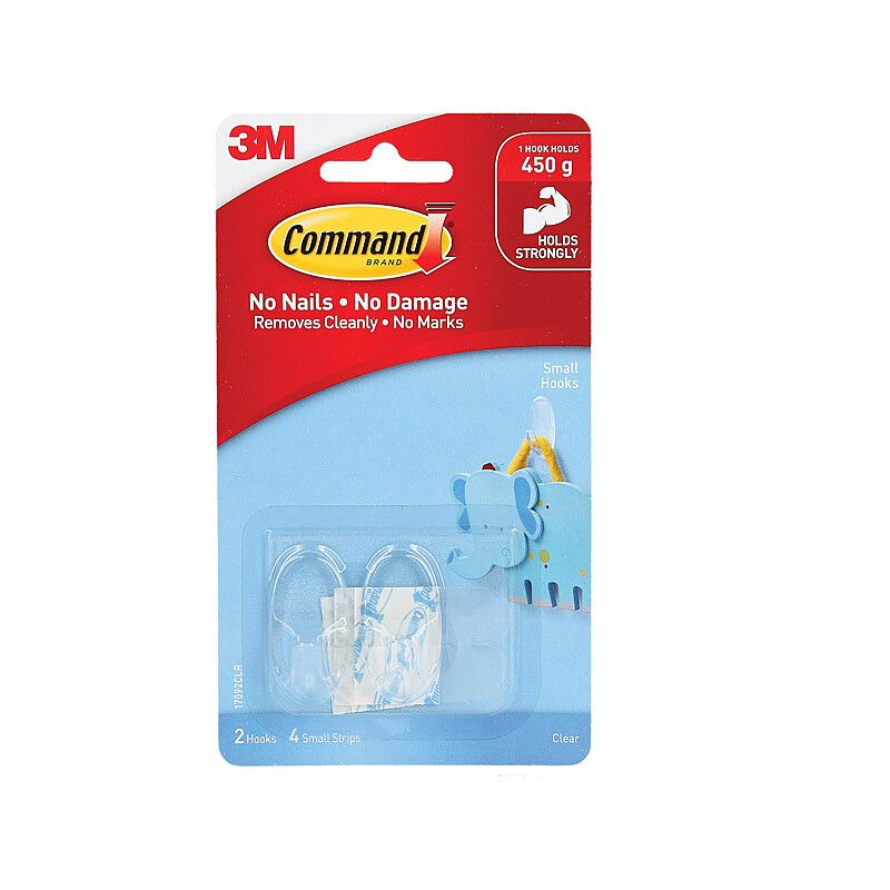 Cmd Hook 17092CLR Sml PK2 BX6