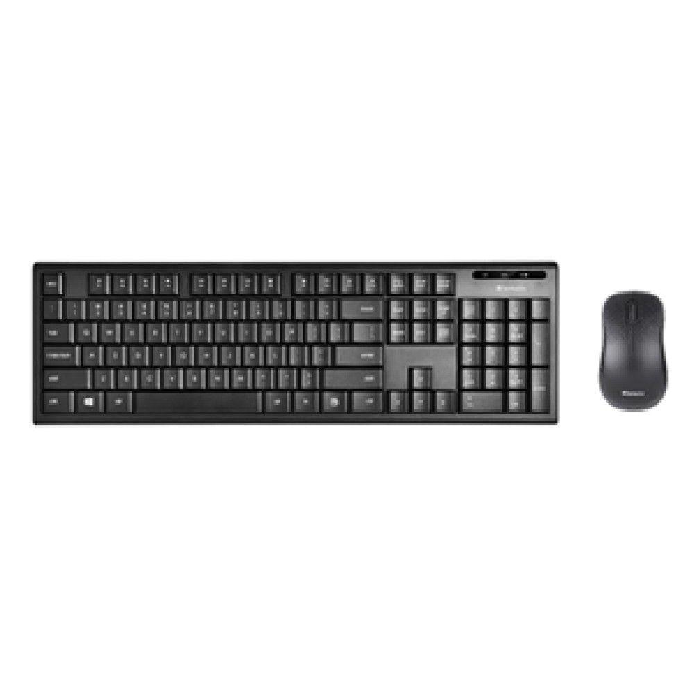 Wireless Keyboard & Mouse Combo - Black