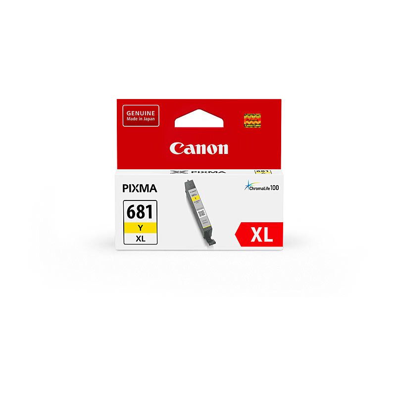 Canon CLI681XL Yellow Ink Cart, image 1 of 2