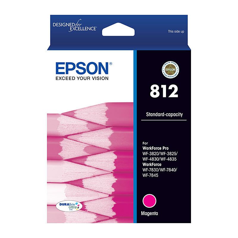 Epson C13T05D392 #812 - Std Capacity Durabrite Ultra - Magenta Ink Cartridge