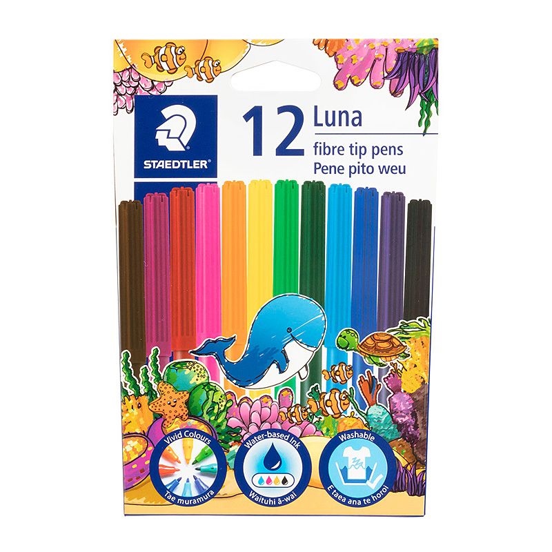 Staed Luna Felt Tip Ast BX12