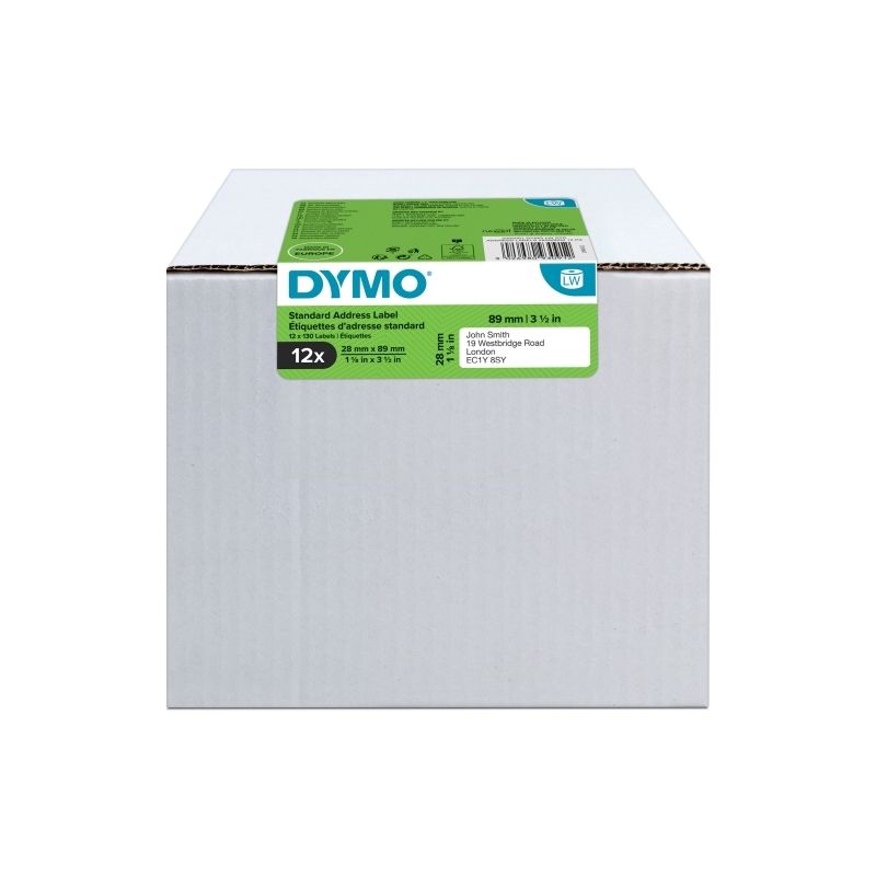 DY LW Std Add Lbl 28X89MM PK12