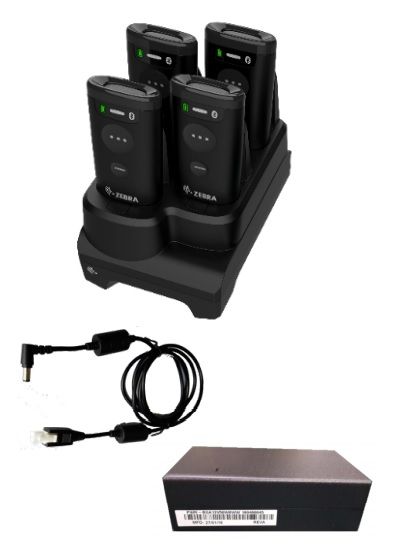 Zebra Multidock Kit Charge 4-BAY Blk CS6080