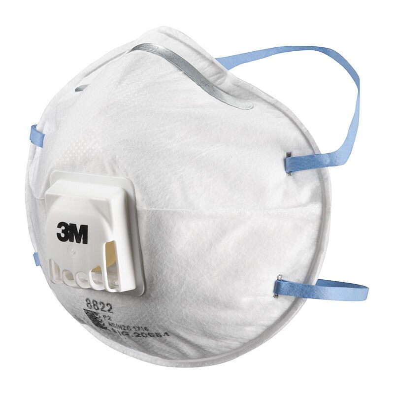 3M 8822 Resp P2 Vlv CTN10 BX24