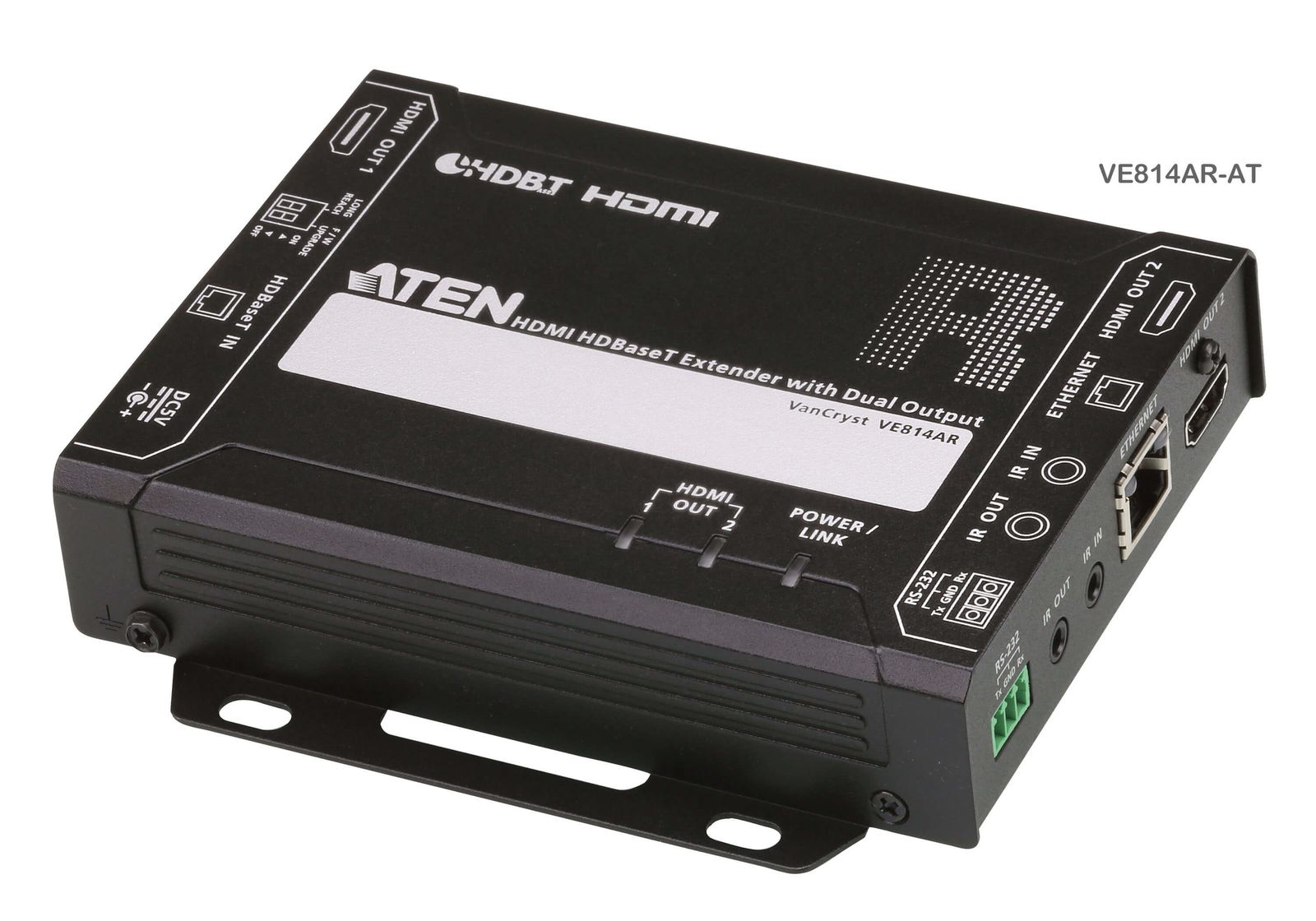 Aten Hdmi Hdbaset Receiver with Dual 4K Output, image 1 of 5