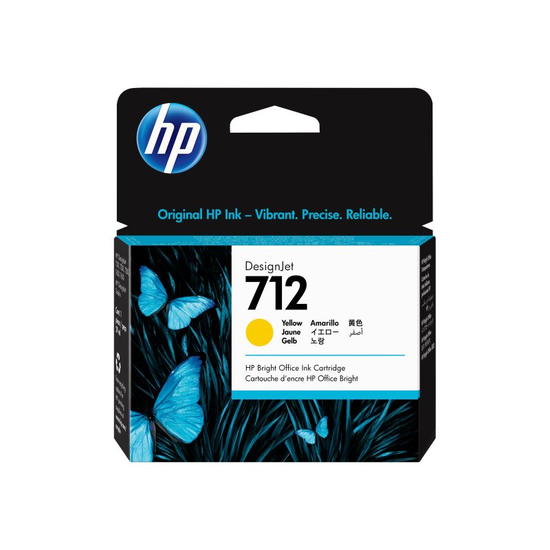 HP #712 29ML Yell Ink 3ED69A
