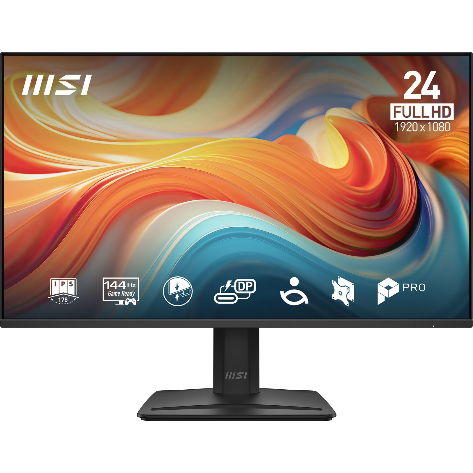 Black 23.8IN/IPS/FHD/144HZ/1MS/HDMI DP V, image 1 of 21