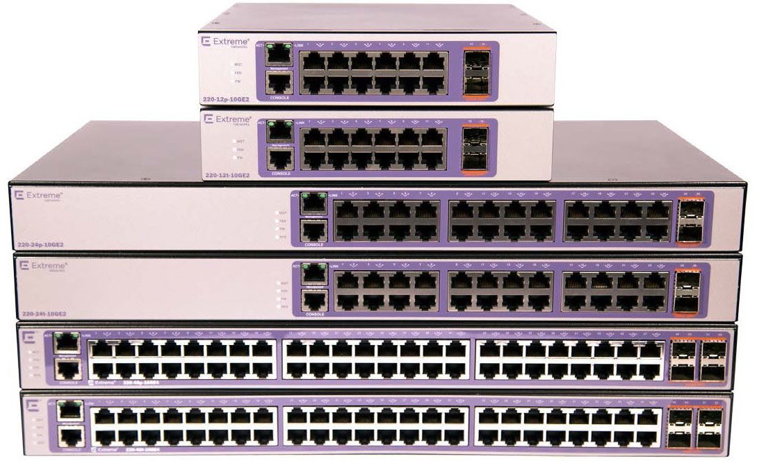Extreme Switch 220-48P-10GE4 48-PORT 4X 10GBE Poe+