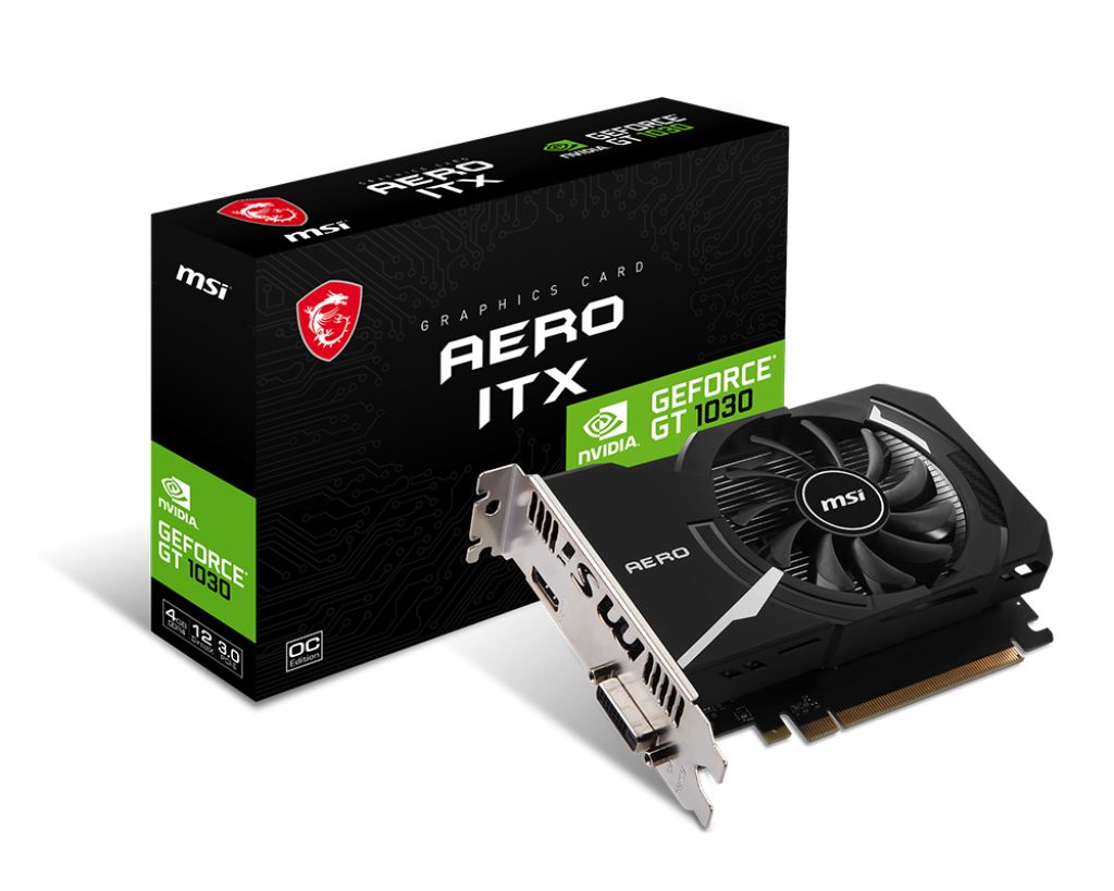 Geforce GT 1030 Aero Itx 4GD4 OC, image 1 of 5