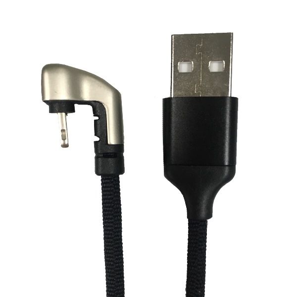 Cable Lightning TO Usb/a 180/DEG Black 1M