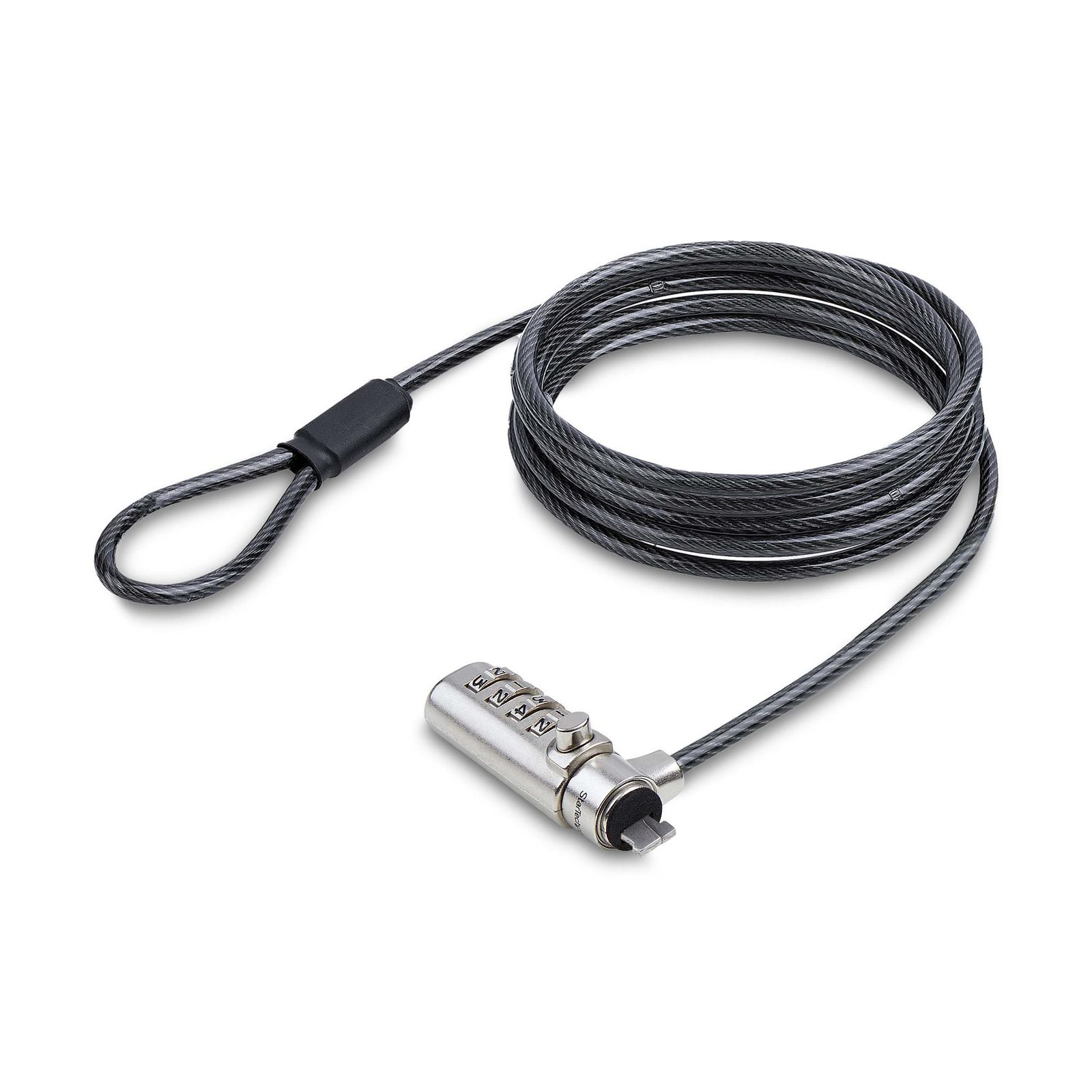 Startech 1.5M Nano Slot Compatiable Cable Lock for Laptops, 2YR, image 1 of 8
