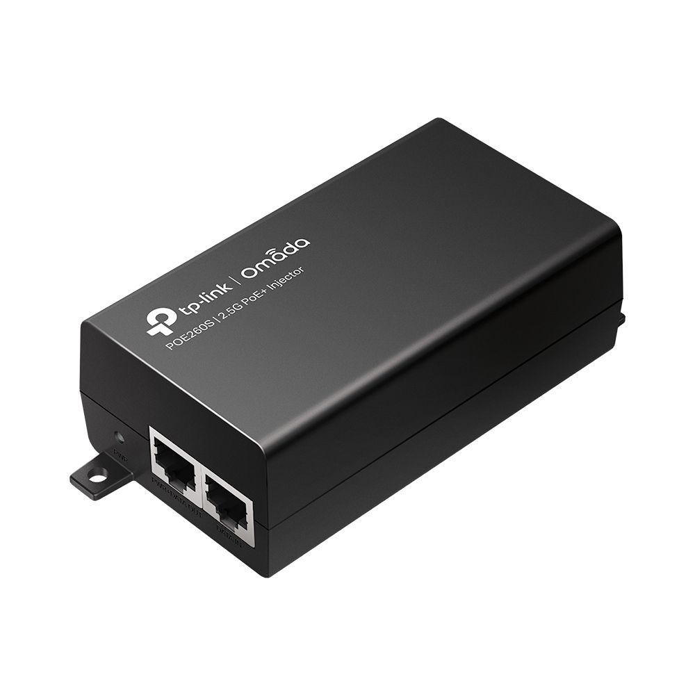Tp-link Omada Poe+ 2.5G Injector Adapter, IEEE802.3AF/AT, 2.5G(2), 3YR, image 1 of 7