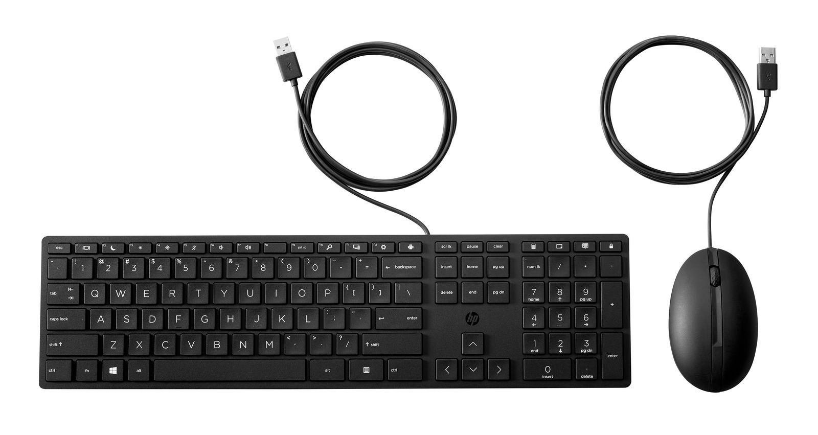 HP 320MK Wire Mouse & Keyboard, image 1 of 9