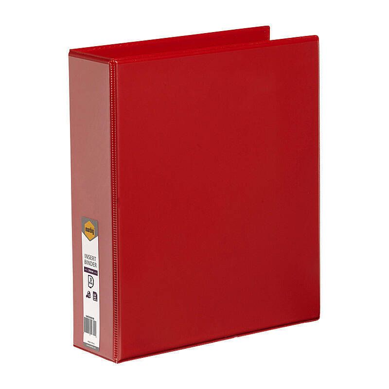 Mbg I/bndr C/v A4 3DR 50MM Red