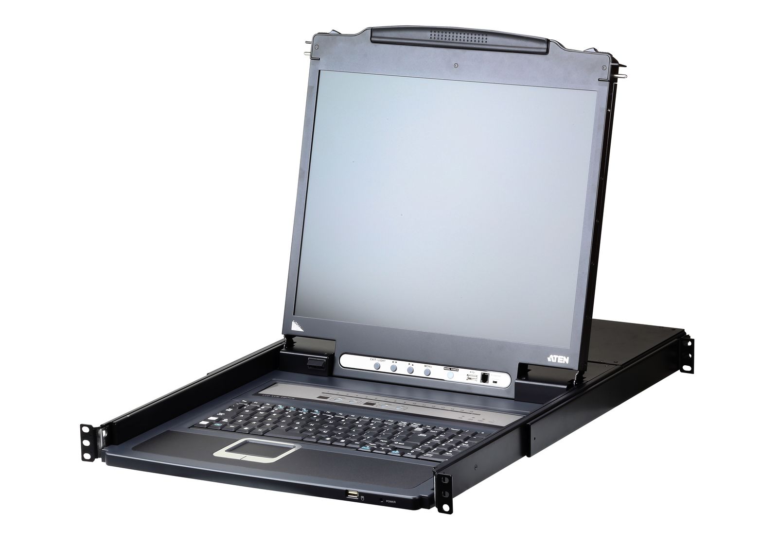 Aten 17" 16-PORT PS/2-USB Vga Lcd Kvm Over IP Switch, image 1 of 5