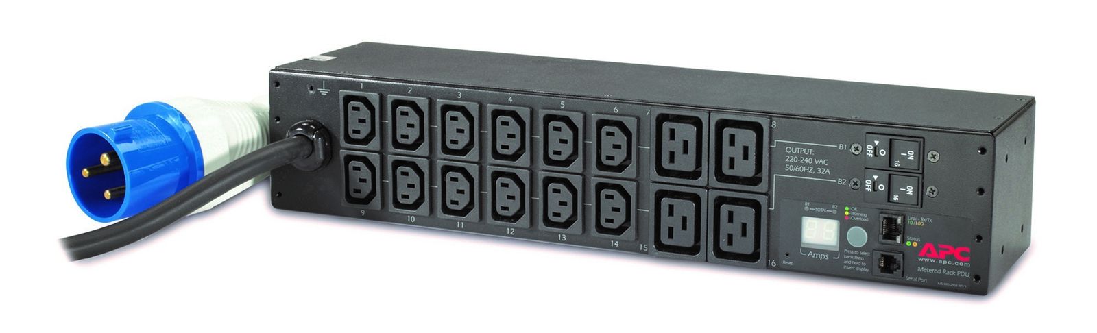 Rack Pdu. Metered. 2U. 32A. 230V. (12) C, image 1 of 5