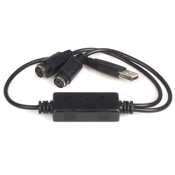 Startech Usb TO PS/2 Adapter - Keyboard and Mouse - Keyboard Adapter 2YR, image 1 of 3