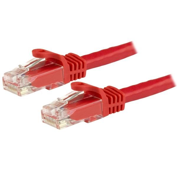 Startech.com 1.5M CAT6 Cable, RJ45 Patch Cord, Snagless, 650MHZ 100W, Red, Ltw, image 1 of 2