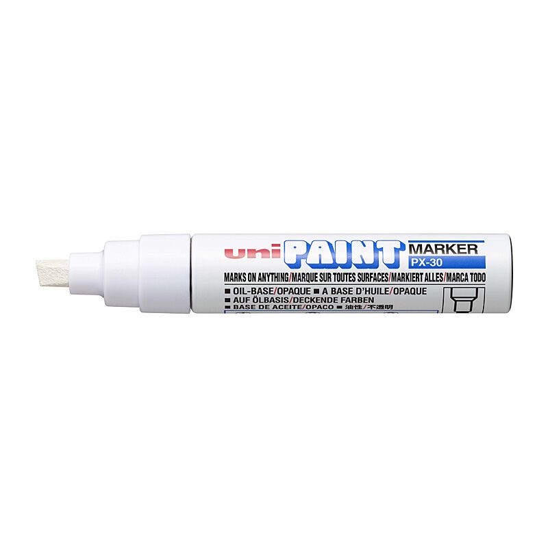 Uni Pnt Mrk Bold Chis PX30 Wht