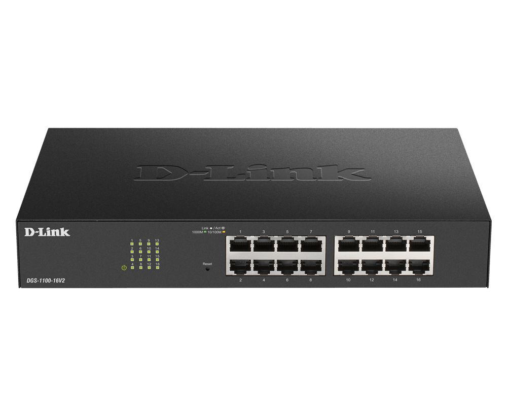 D-link 24-PORT Gigabit Smart Managed Switch with 12 Poe+ Ports (100W), image 1 of 3