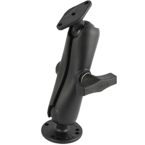Zebra Ram Double Ball Mnt W/diamond Plate Adapter