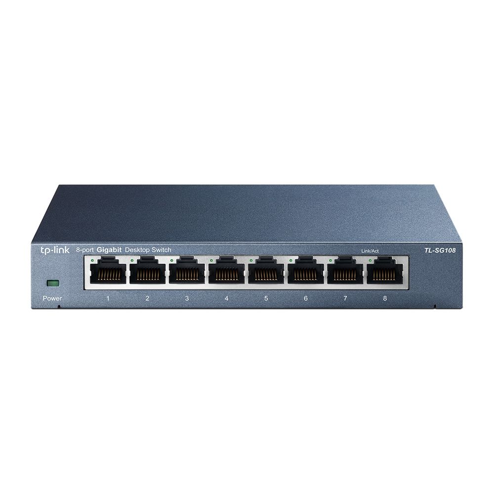 Tp-link 8-PORT Unmanaged Gigabit Switch, Metal Case, 5YR, image 1 of 3