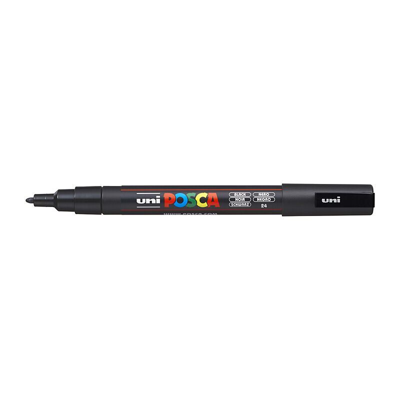 Posca PC-3M Fine Blt Mrkr Blk