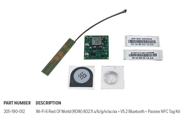 Honeywell PC45 Wifi/bt Card