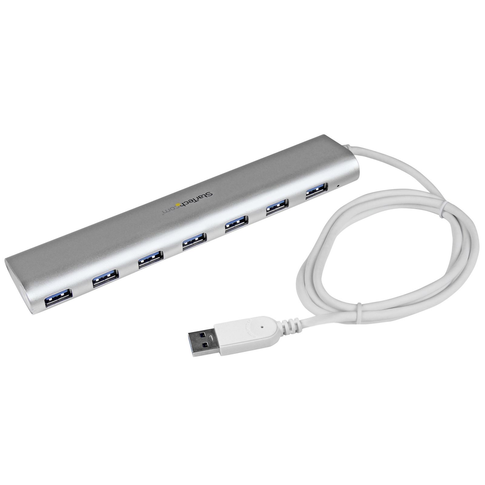 Startech 7 Port Usb 3.0 Hub, Extendable Inbuilt Cable, Portable, 2YR, image 1 of 6