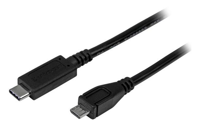 Startech 3FT (1M) Usb-c TO Micro Usb-b Cable, Data Cord, Usb 2.0, Usb C TO Micro-b Data TR, image 1 of 4