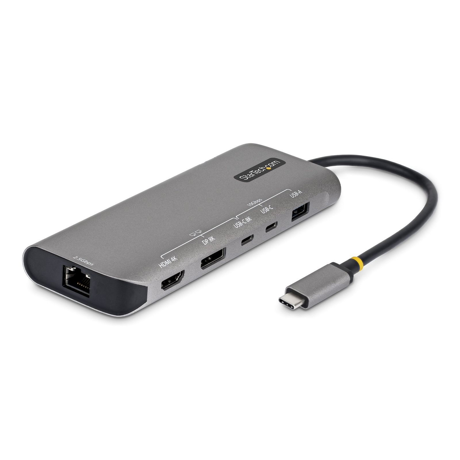 Startech.com USB4 Dual-display Multiport Adapter, 140W Pd, 2.5GBE, 3 YR, image 1 of 11
