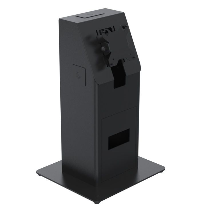 Spacepole Mini Kiosk Countertop Blk