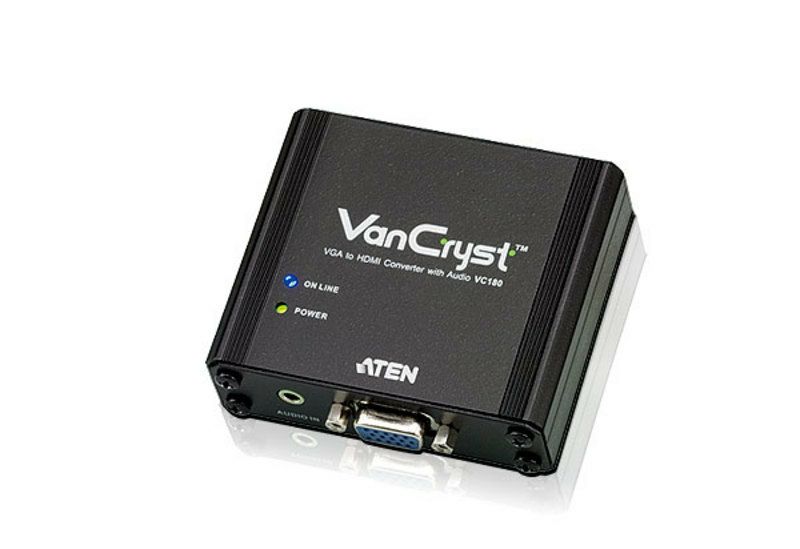 Aten Vga(f) TO Hdmi(f) Converter, Supports UP 1920X1200, Converts Analog Vga Signals TO HD, image 1 of 3