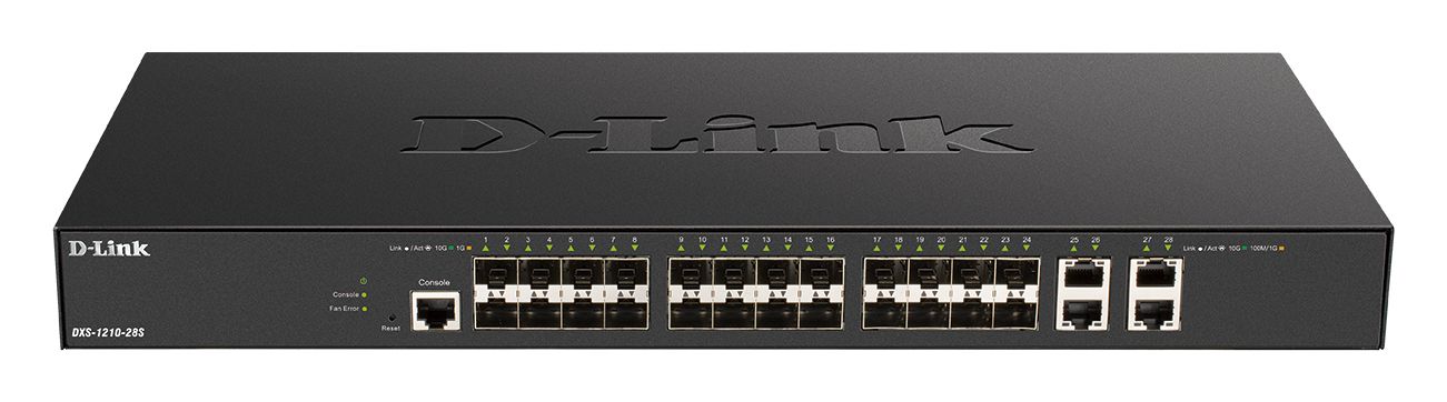 D-link 28-PORT 10 Gigabit Smart Managed Switch 24 Sfp+ and 4 10GBASE-T Ports