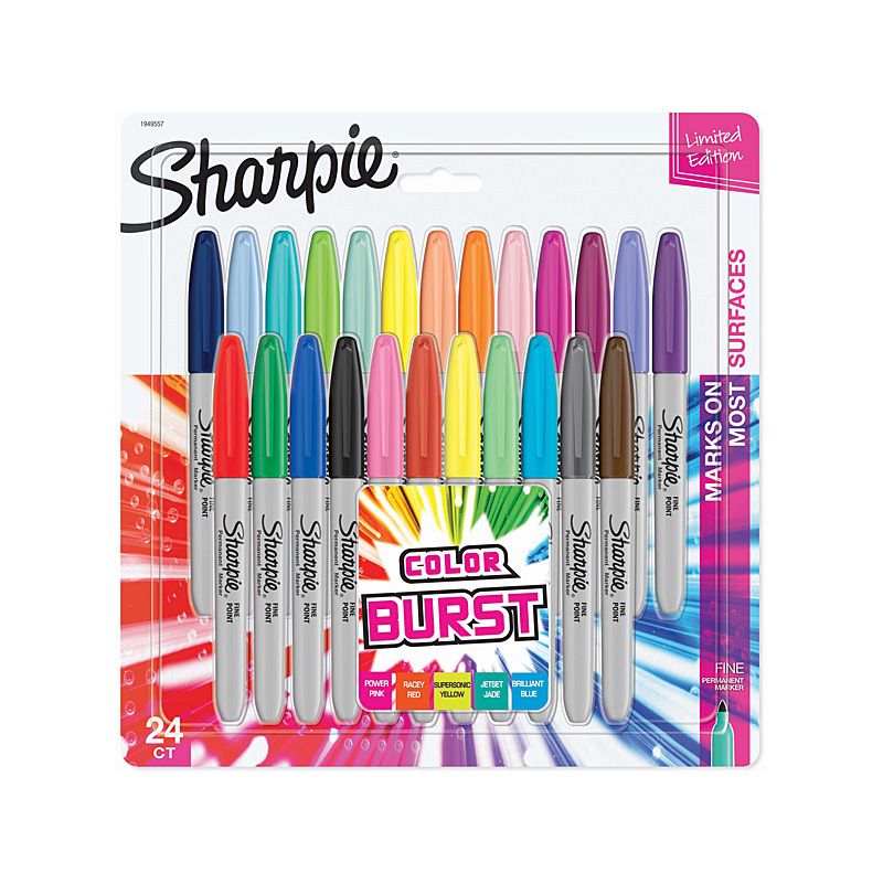 Sharpie Fine Colburst PK24 BX2