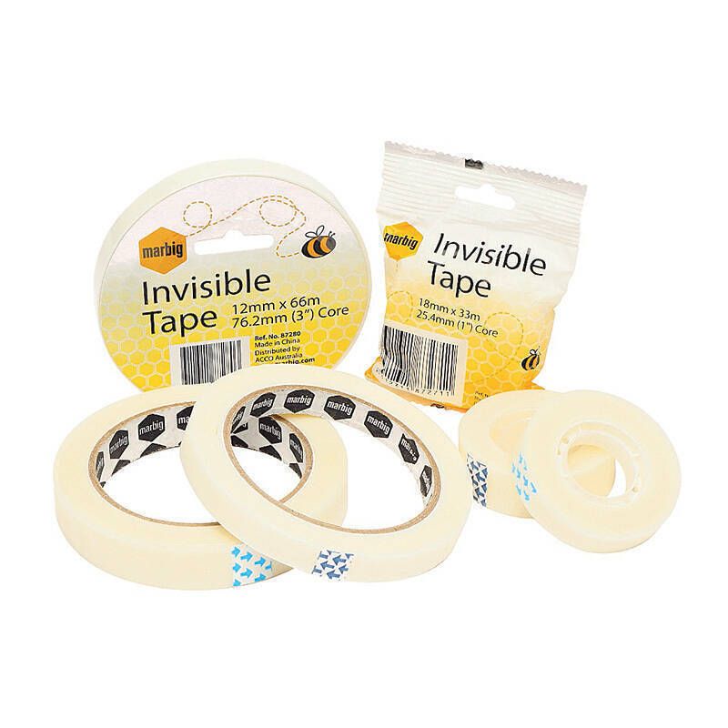 Mbg Tape Inv 18MMX33M 25.4CORE