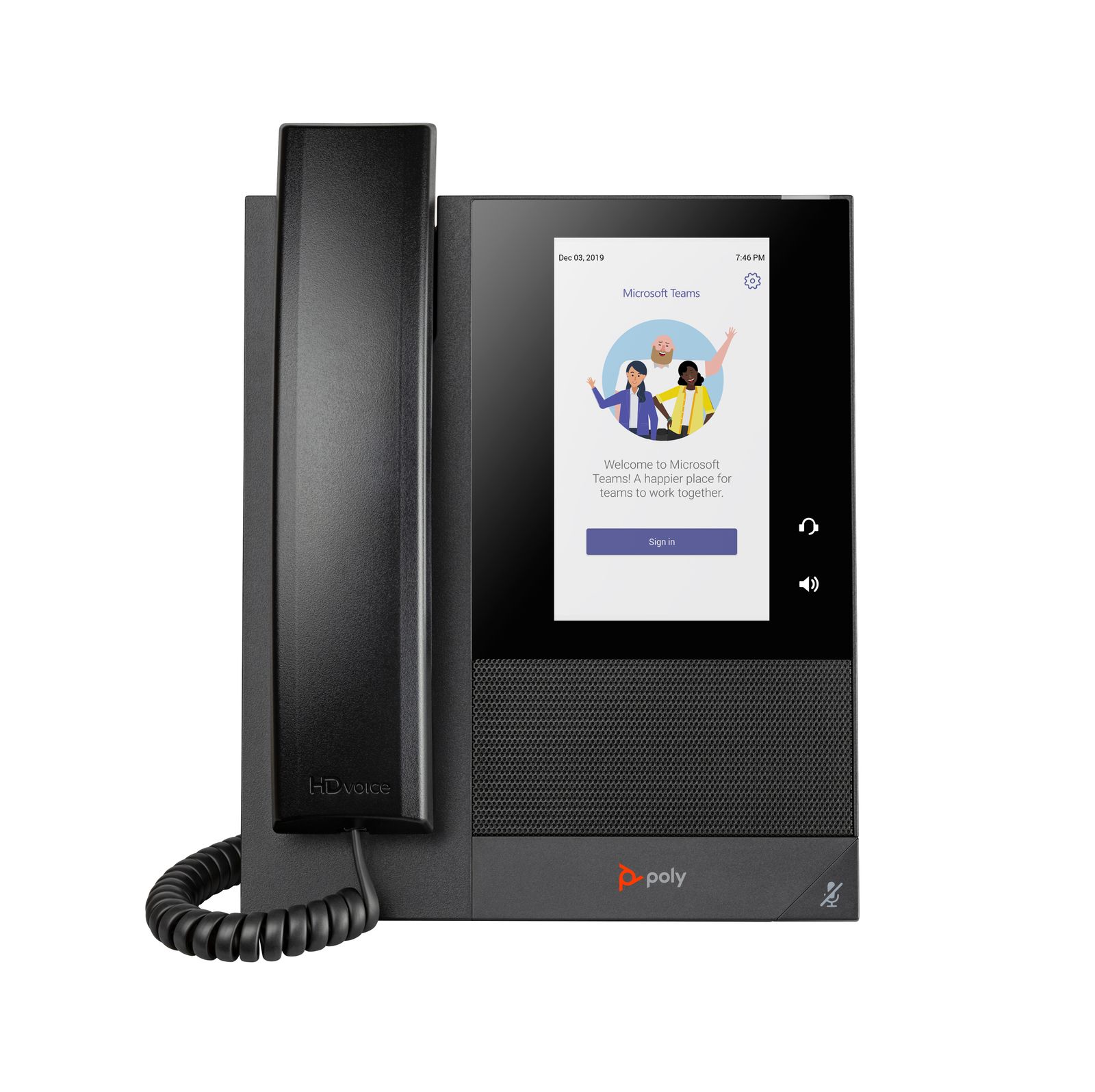 HP Poly Ccx 400 Business Mediapoe Phone with Handset, MS Teams, image 1 of 3