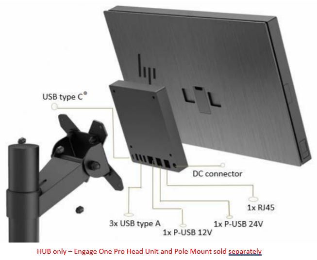 HP Eng 1 Pro Vesa Hub Blk