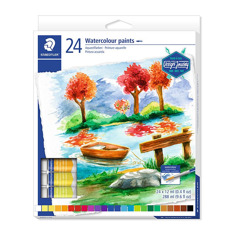 Staed W/colour Paint Asst BX24