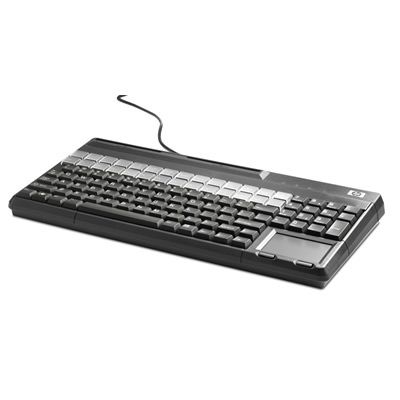 HP Keyboard Qwerty W/ T/pad 28 Prog Key Msr Usb