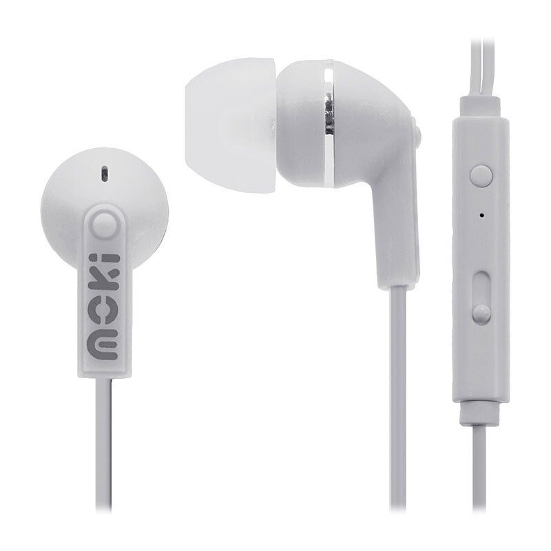 Moki Noise Isoearbuds Mic WH