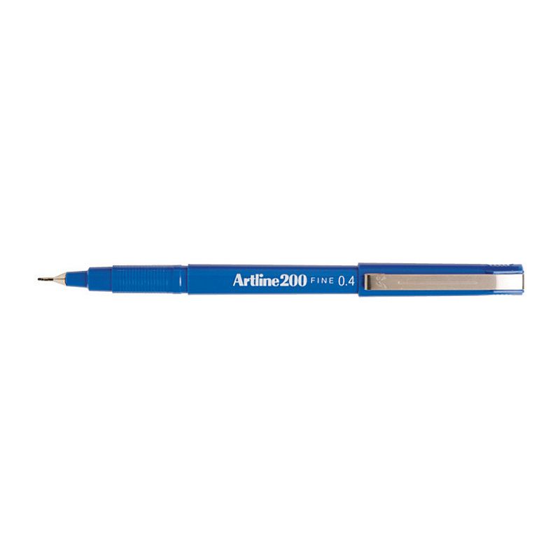Artline 200 Fline Pen Blu BX12