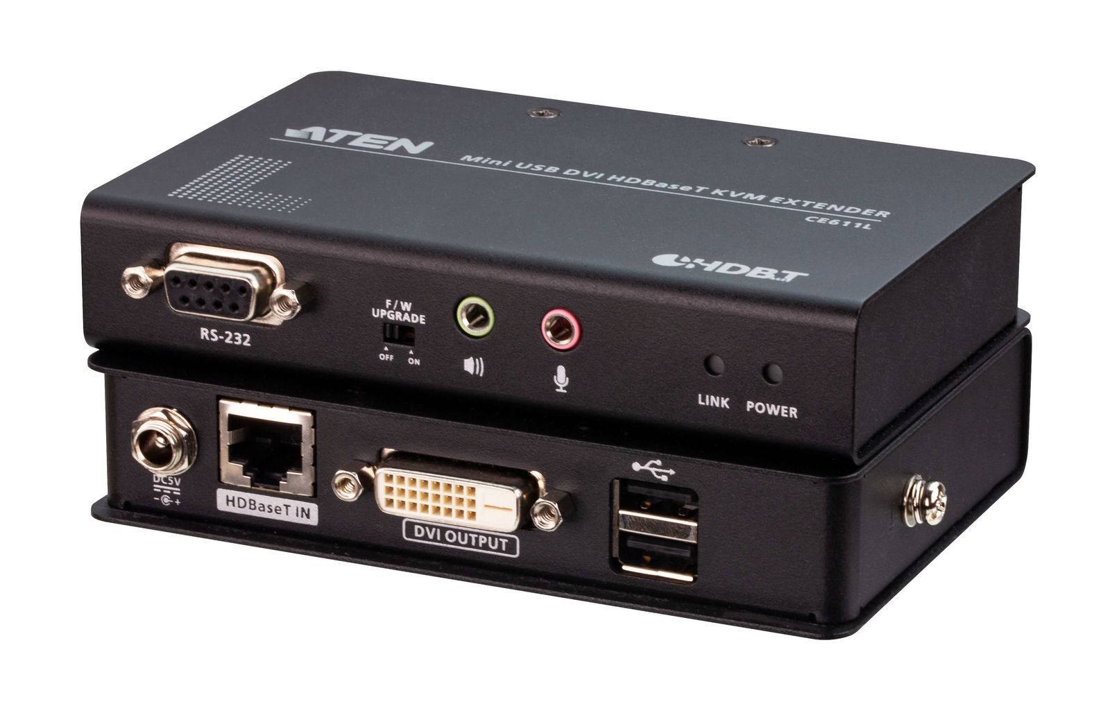 Aten Dvi Hdbaset Mini Kvm Extender, image 1 of 8