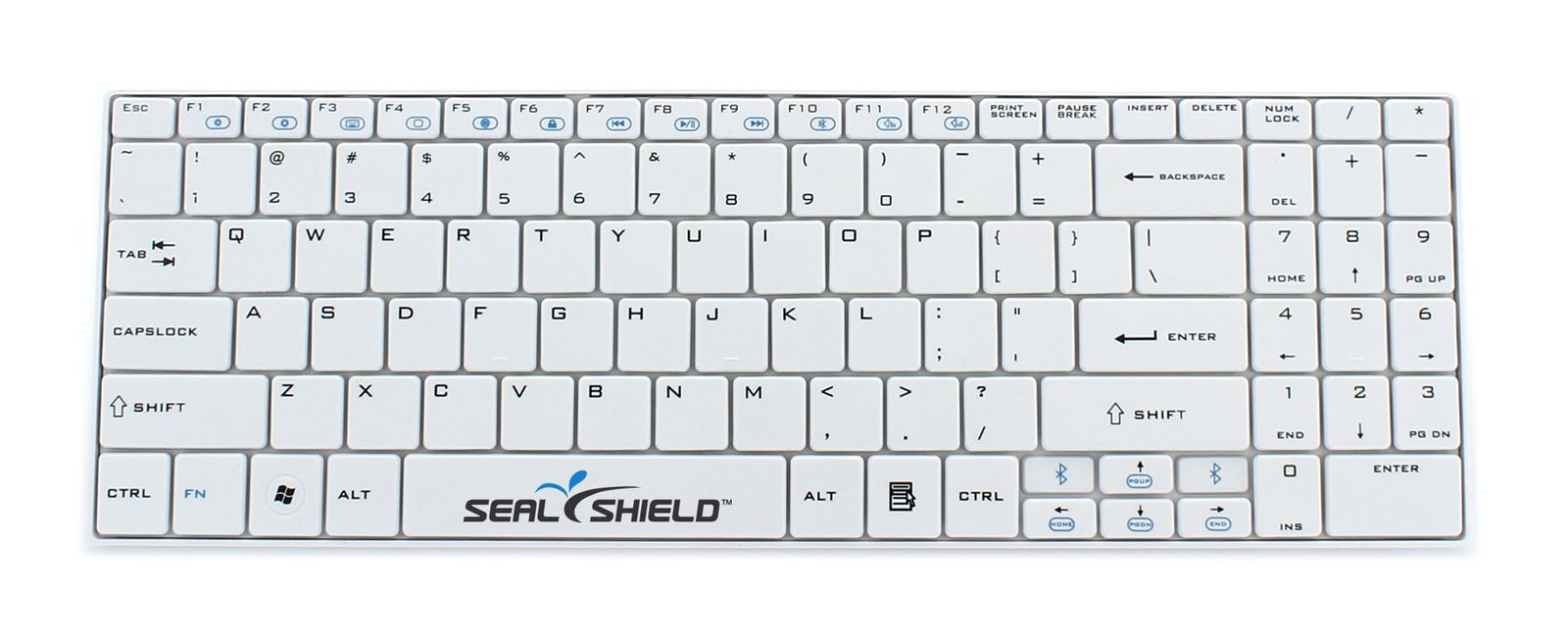 Seal Keyboard 99K IP68 Wireless 2.4GHZ Usb Whi